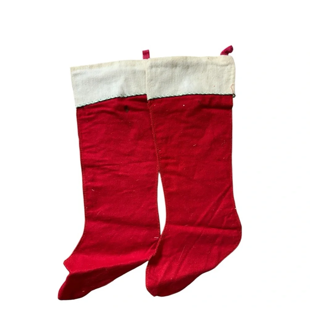 Vintage Christmas Stockings Set‎ of Two